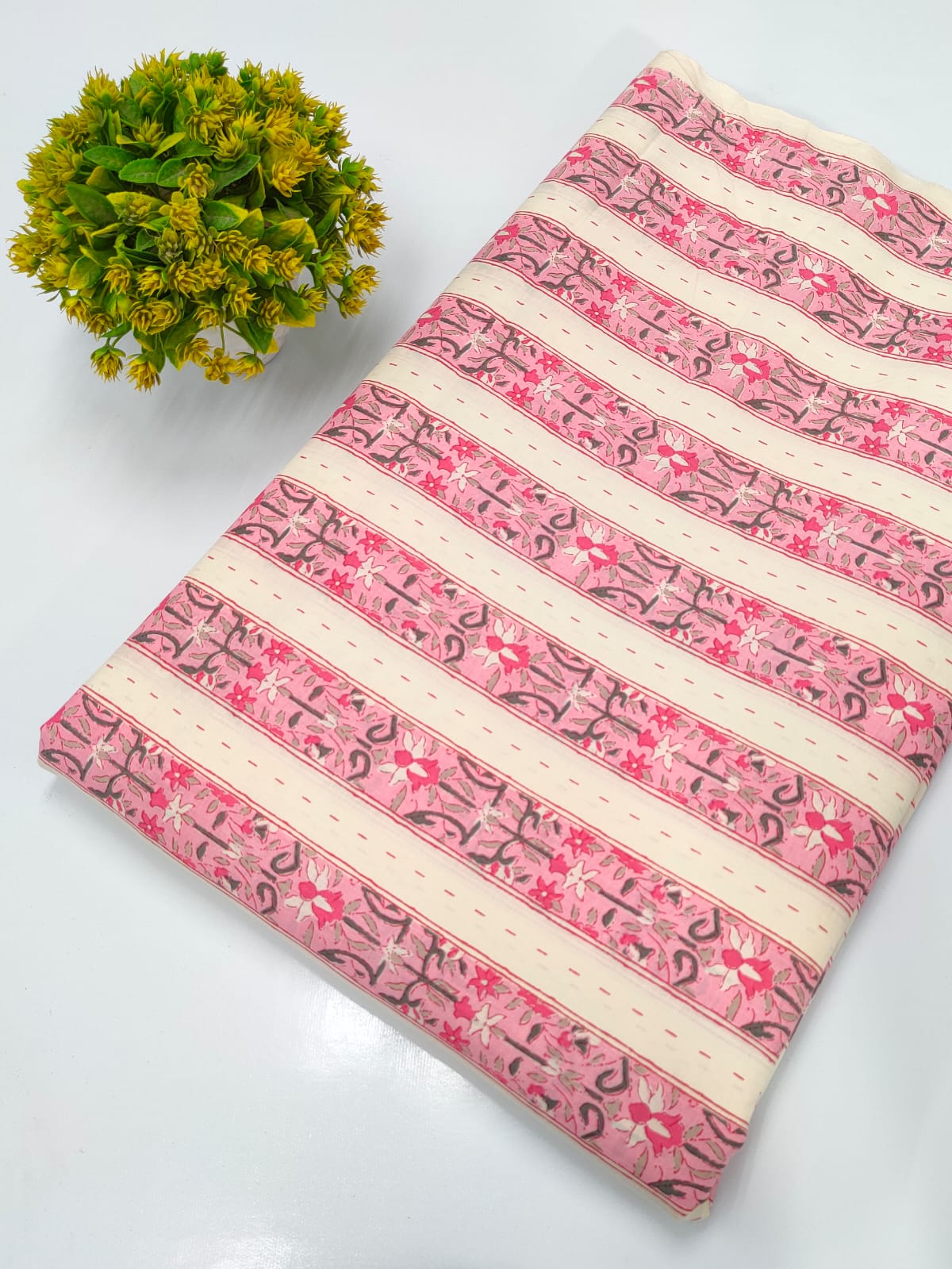 Hand Block Pure Cotton Dress material