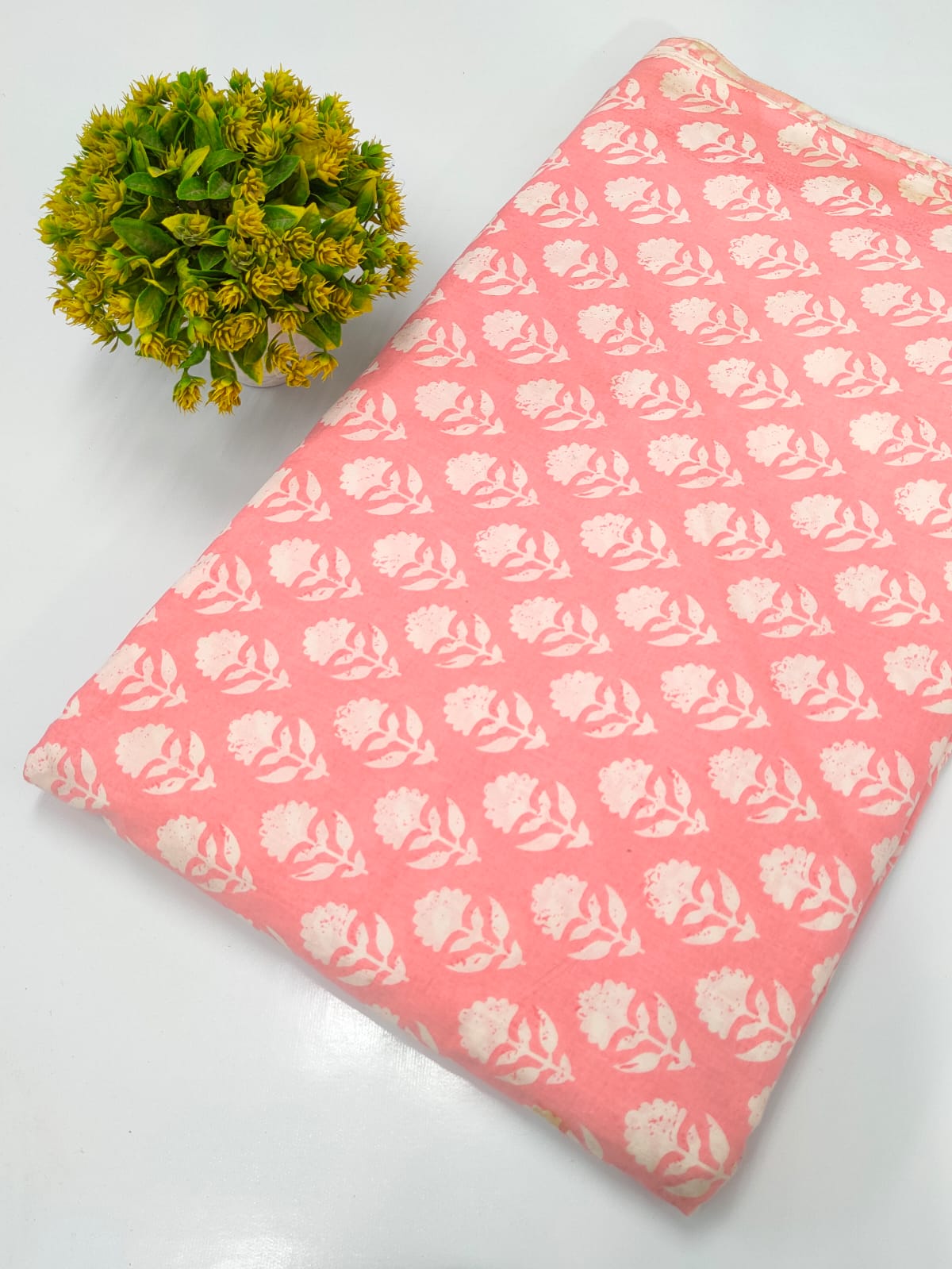 Hand Block Pure Cotton Dress material