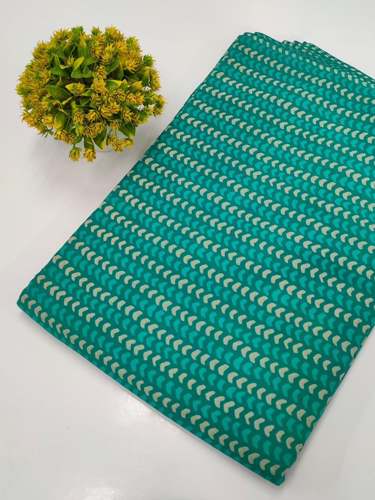 Hand Block Pure Cotton Dress material