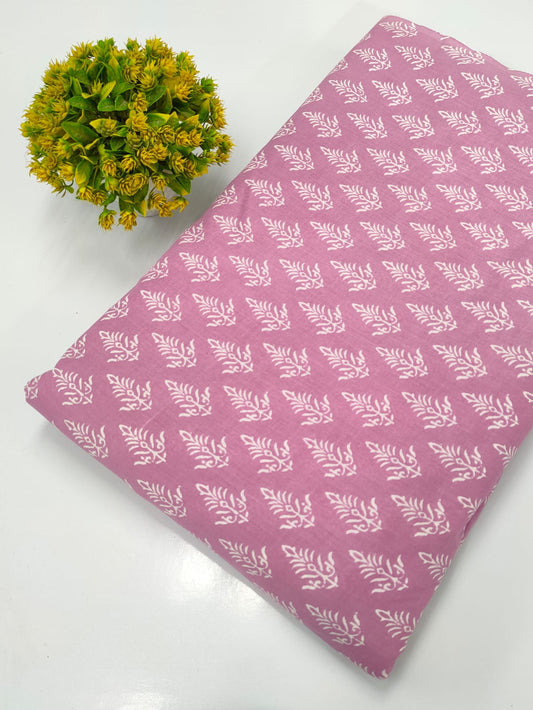 Hand Block Pure Cotton Dress material