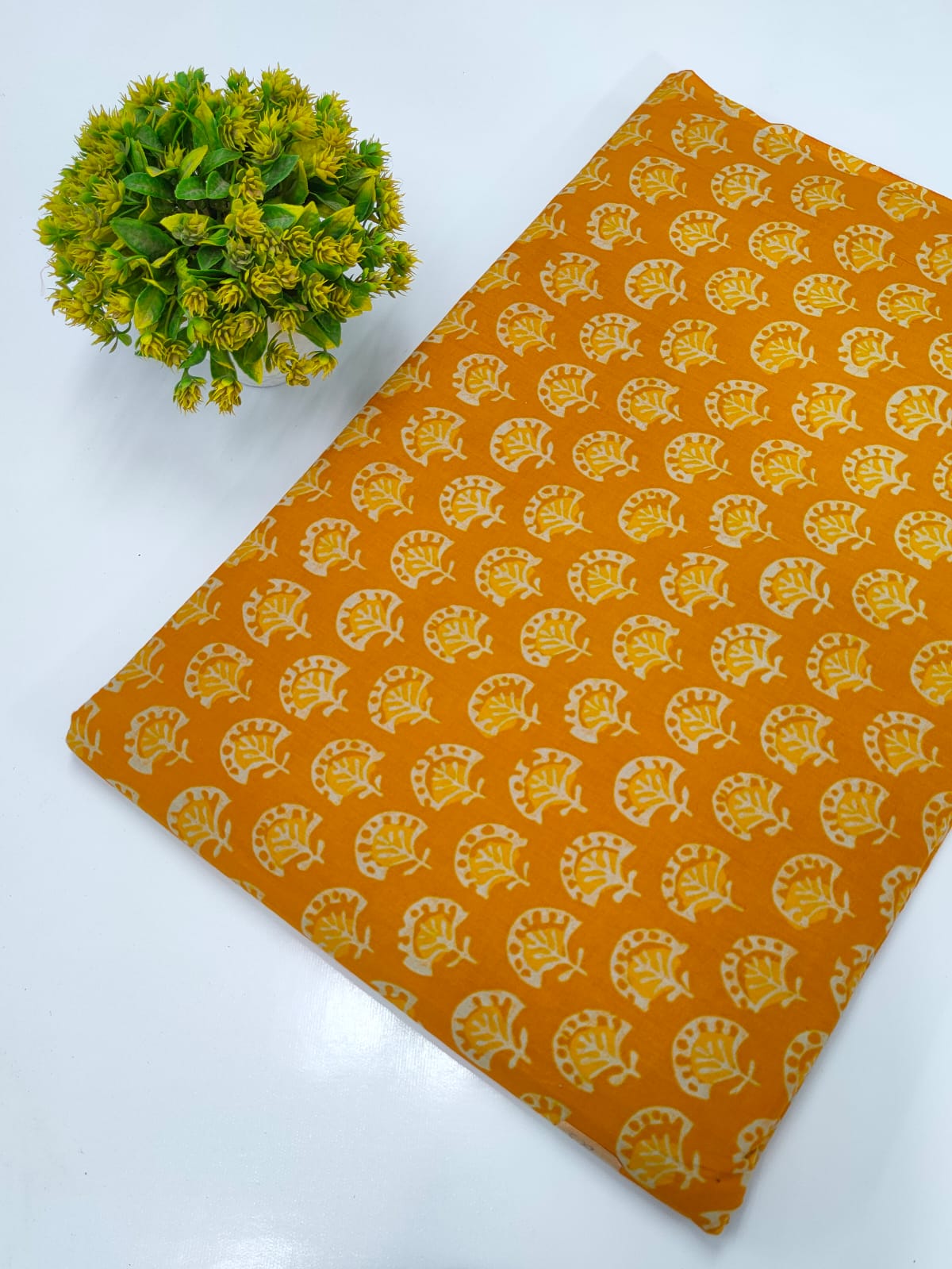 Hand Block Pure Cotton Dress material