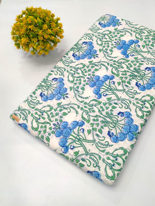 Hand block printed fabrics