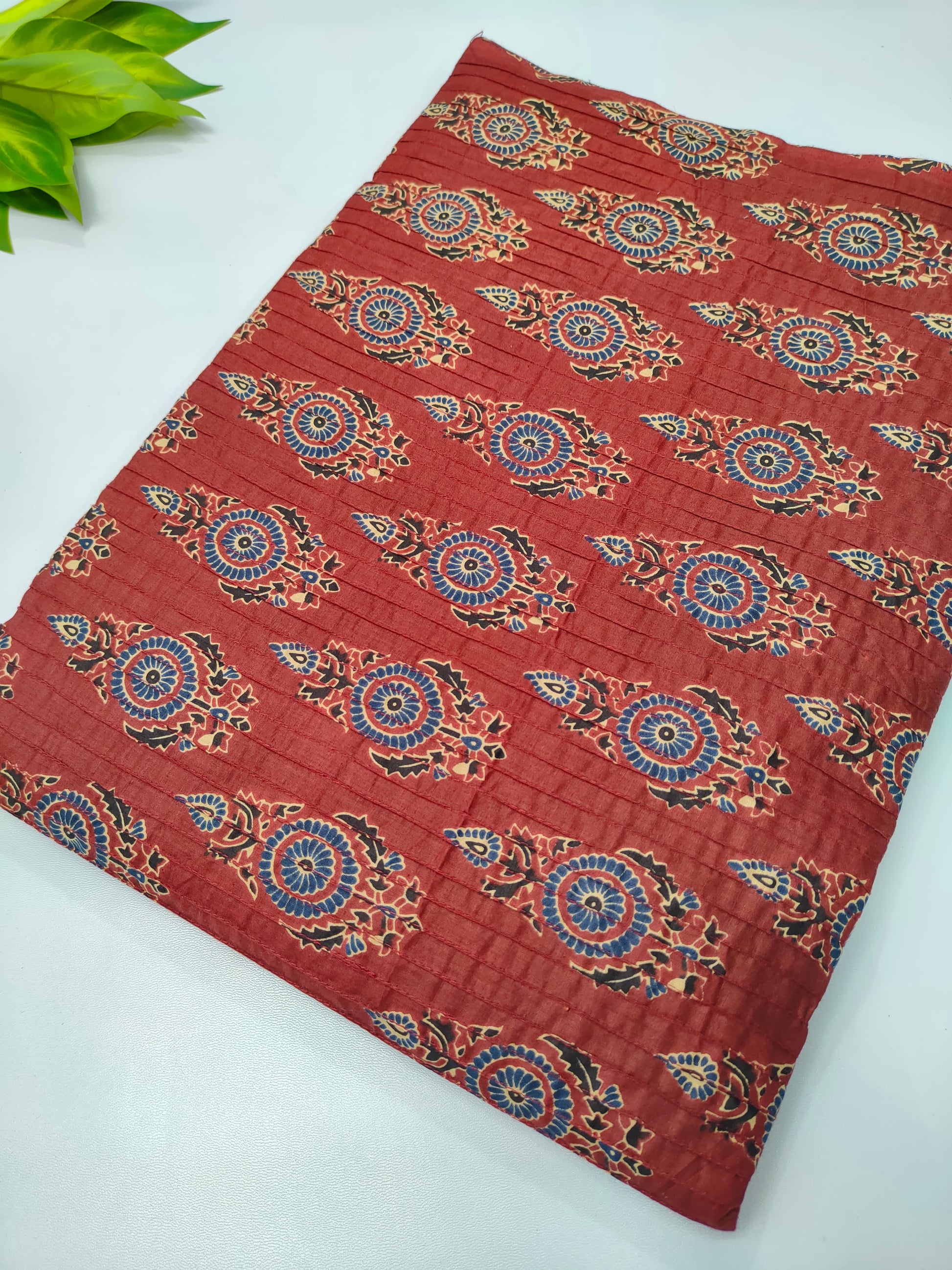 Pin Tuck Cotton Fabrics for dress material