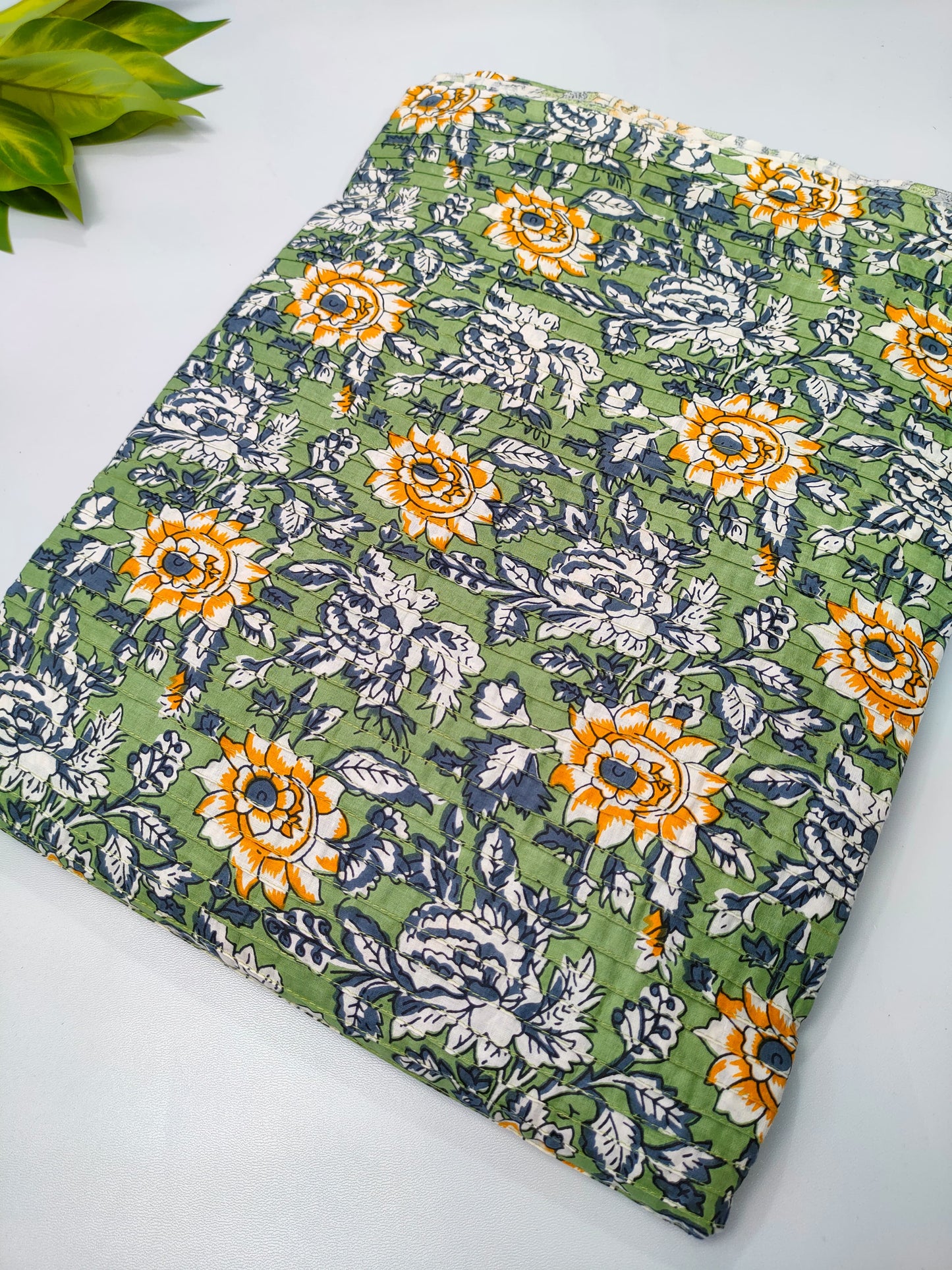 Pin Tuck Cotton Fabrics for dress material