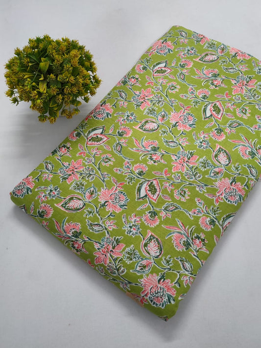 Cotton Printed Fabric Dress Material