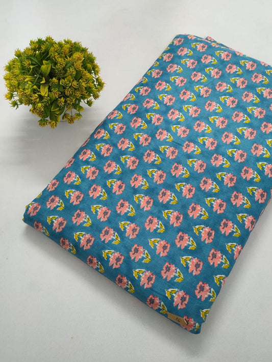Cotton Printed Fabric Dress Material