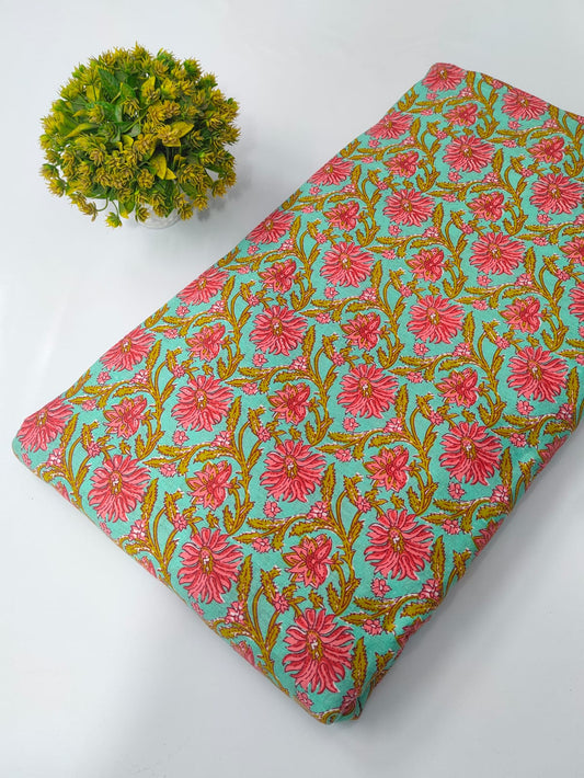 Cotton Printed Fabric Dress Material