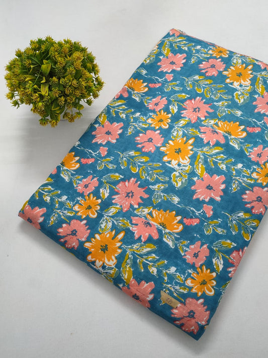 Cotton Printed Fabric Dress Material