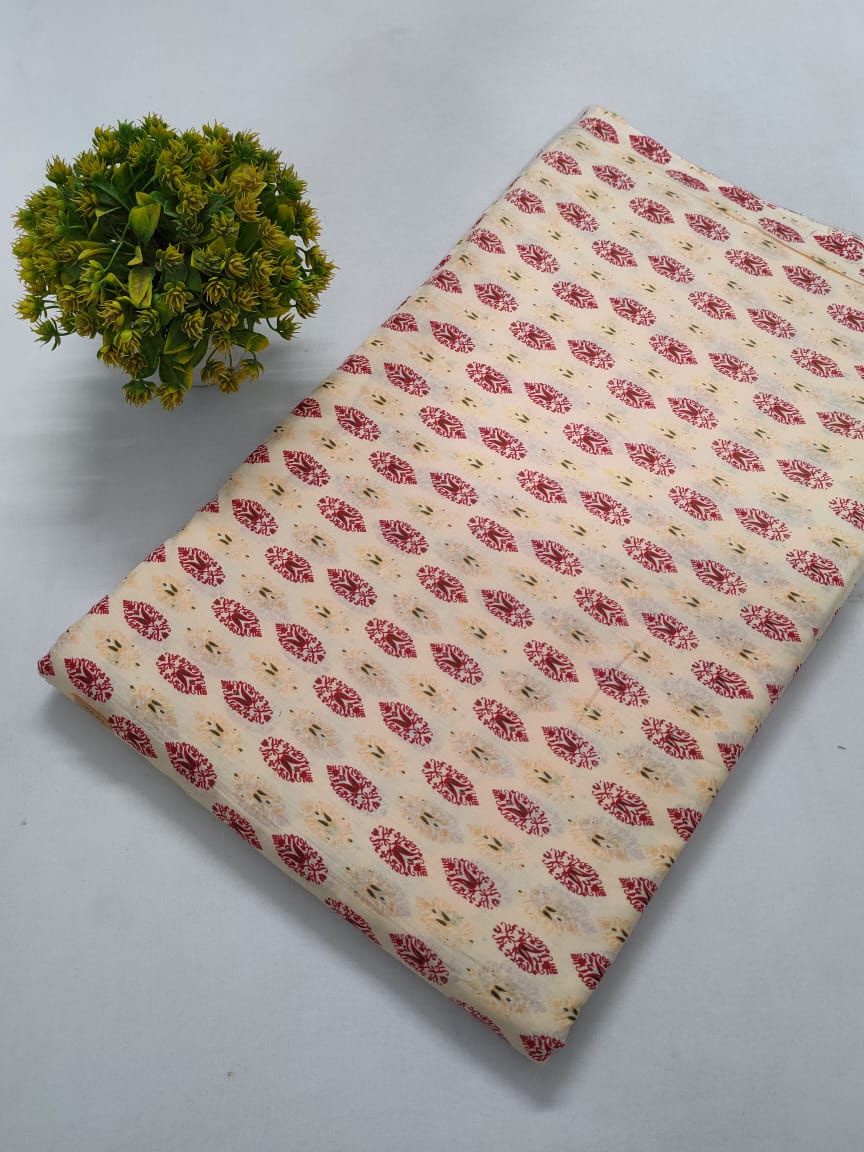 Cotton Printed Fabric Dress Material
