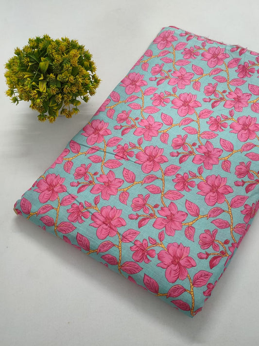 Cotton Printed Fabric Dress Material