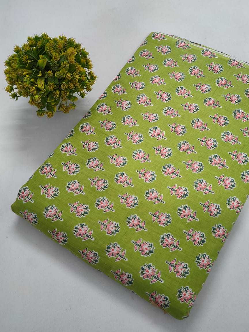 Cotton Printed Fabric Dress Material