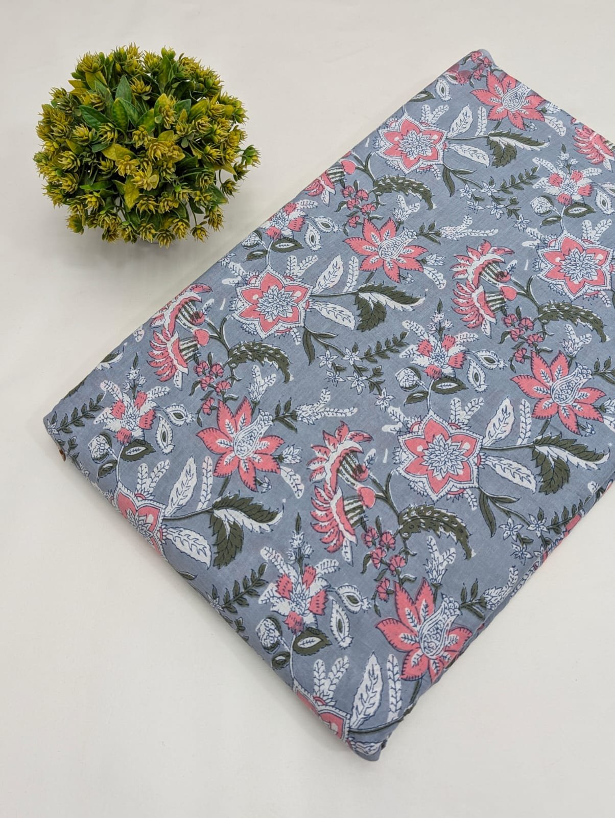 Pure Cotton Dress Material Fabric