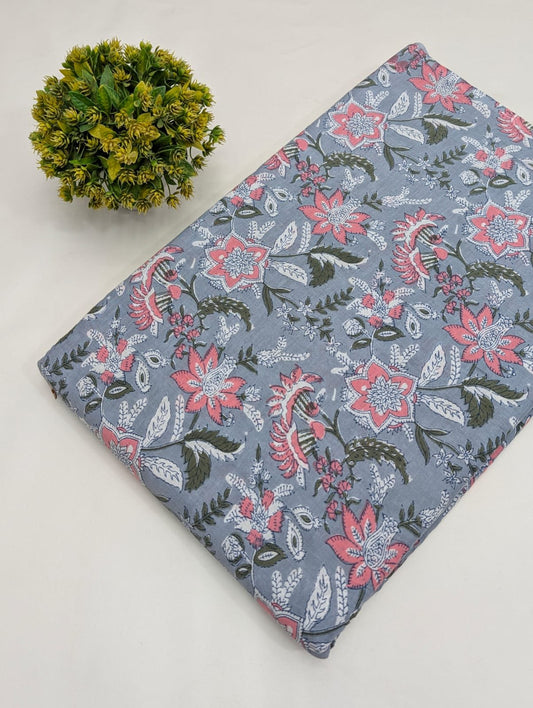 Pure Cotton Dress Material Fabric
