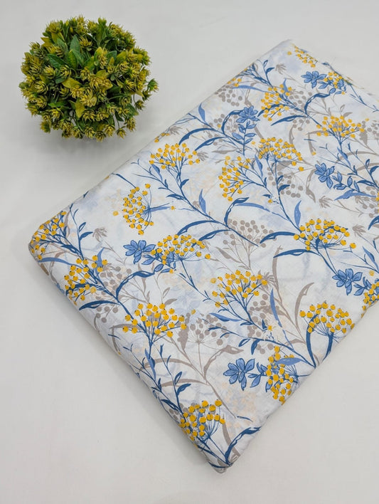 Pure Cotton Dress Material Fabric