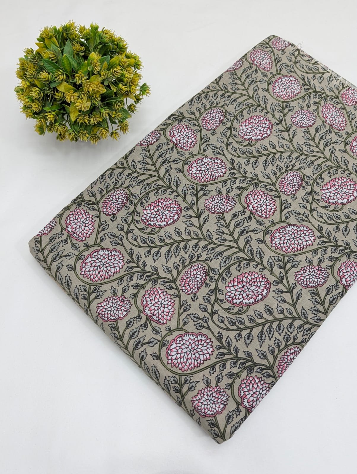Pure Cotton Dress Material Fabric