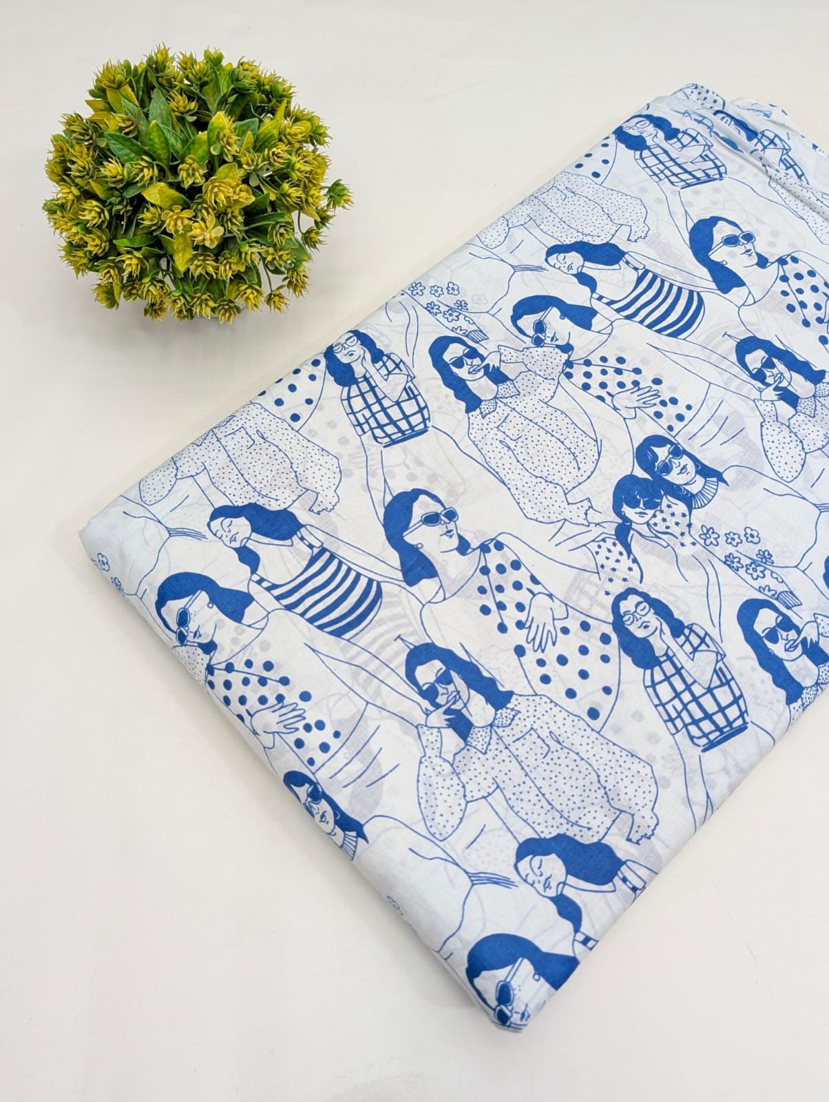 Tulsi Prints Cotton fabric Jaipur Bazar