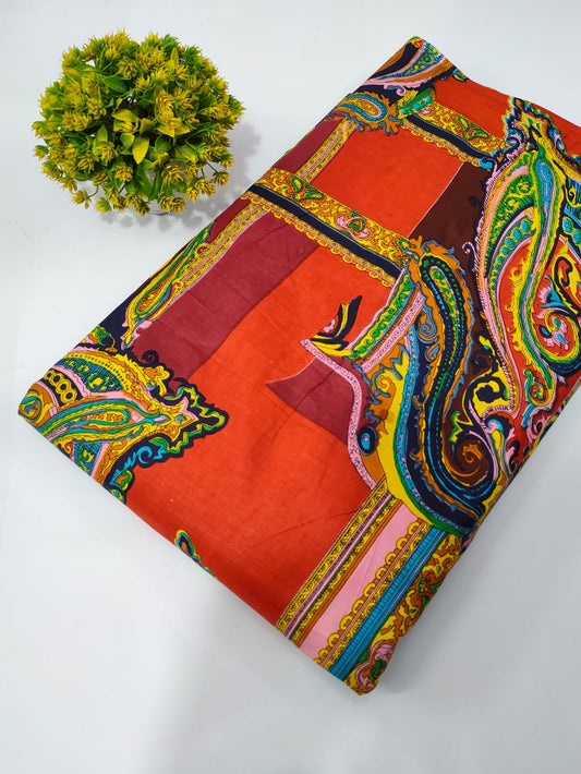 Cotton Screen Print Fabric