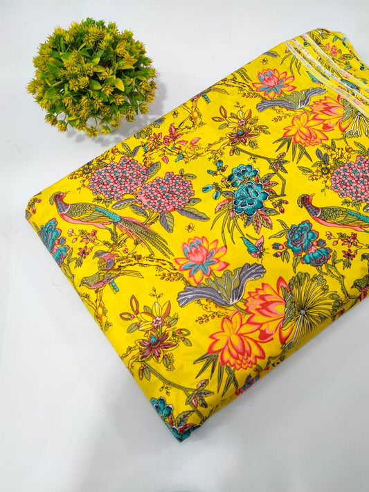 Cotton Screen Print Fabric