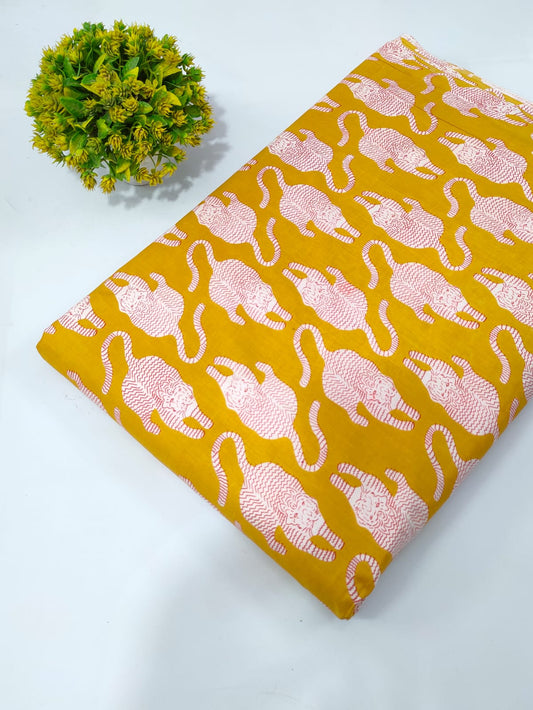 Cotton Screen Print Fabric