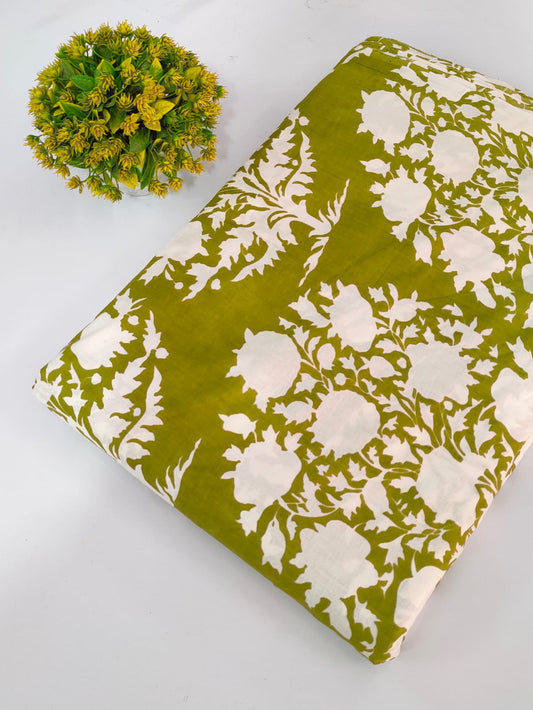 Screen Print Pure Cotton Fabric