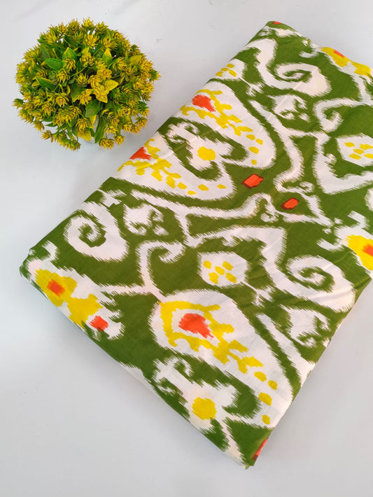 Screen Print Pure Cotton Fabric