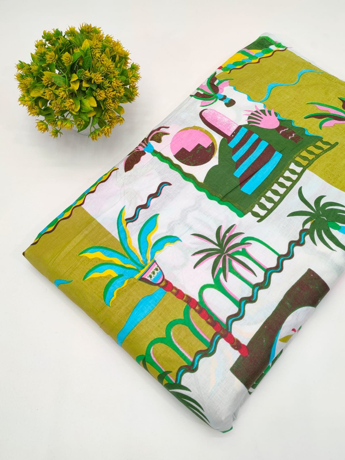 Cotton Dress Materials Tulsi Prints