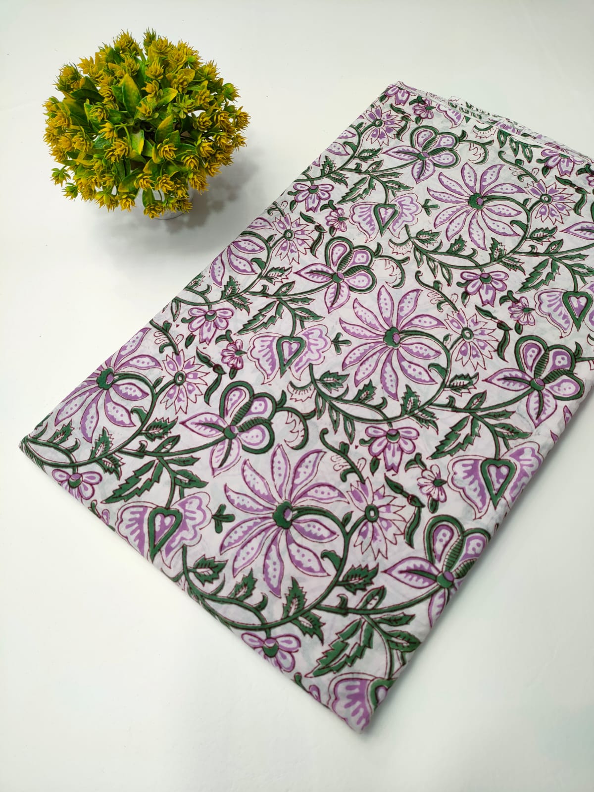 Sanganeri Block Print Cotton Fabrics 