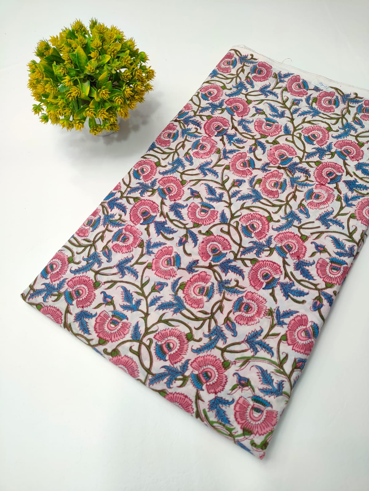 Sanganeri Block Print Cotton Fabrics 