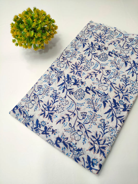 Sanganeri Block Print Cotton Fabrics 