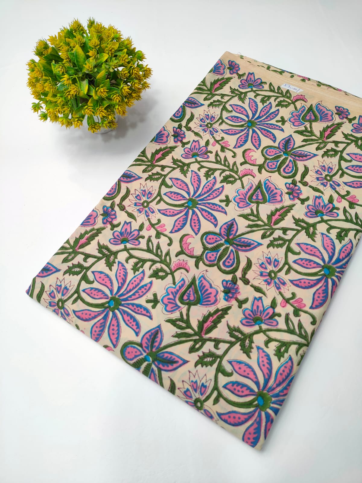 Sanganeri Block Print Cotton Fabrics 