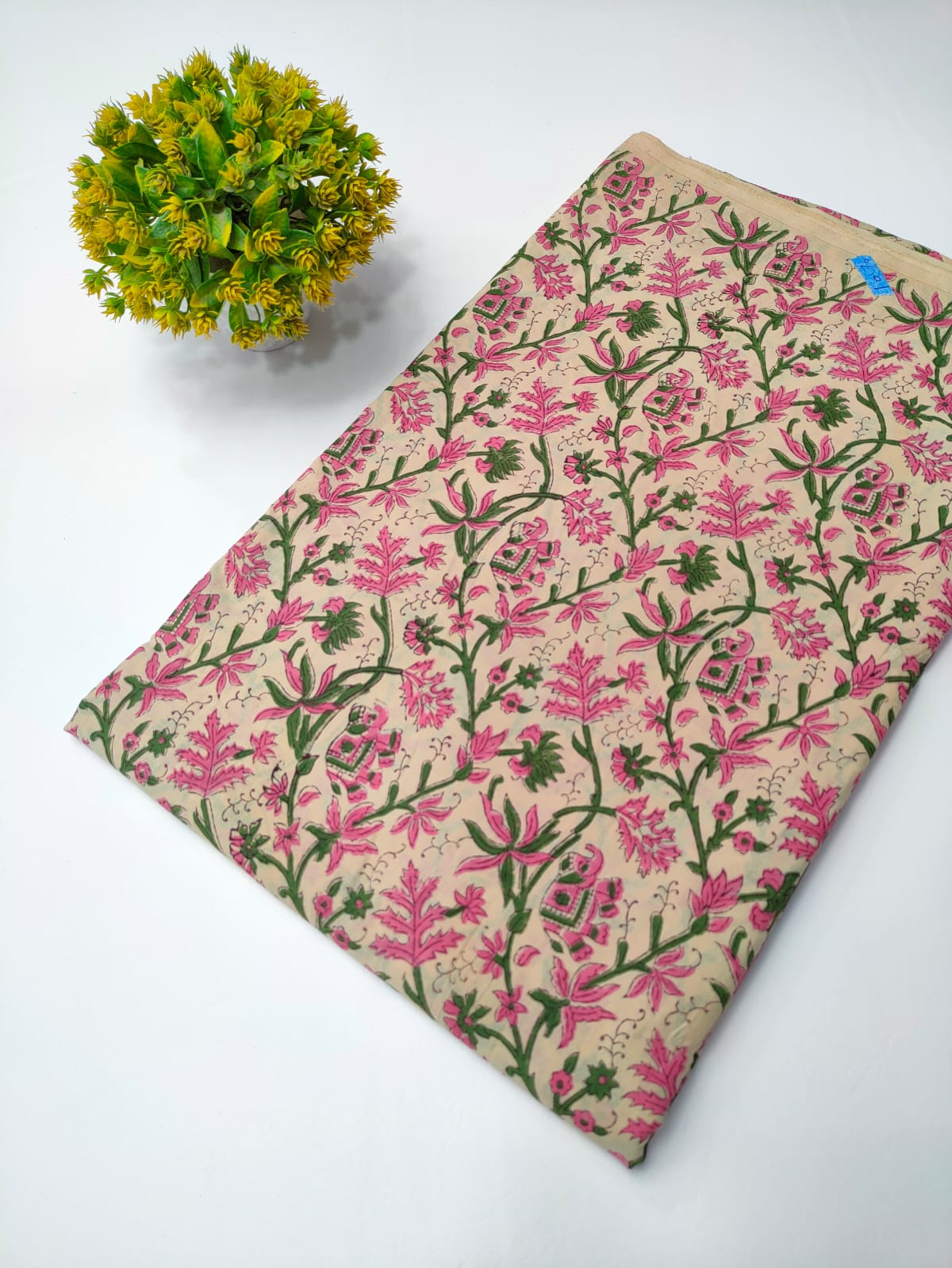 Sanganeri Block Print Cotton Fabrics 
