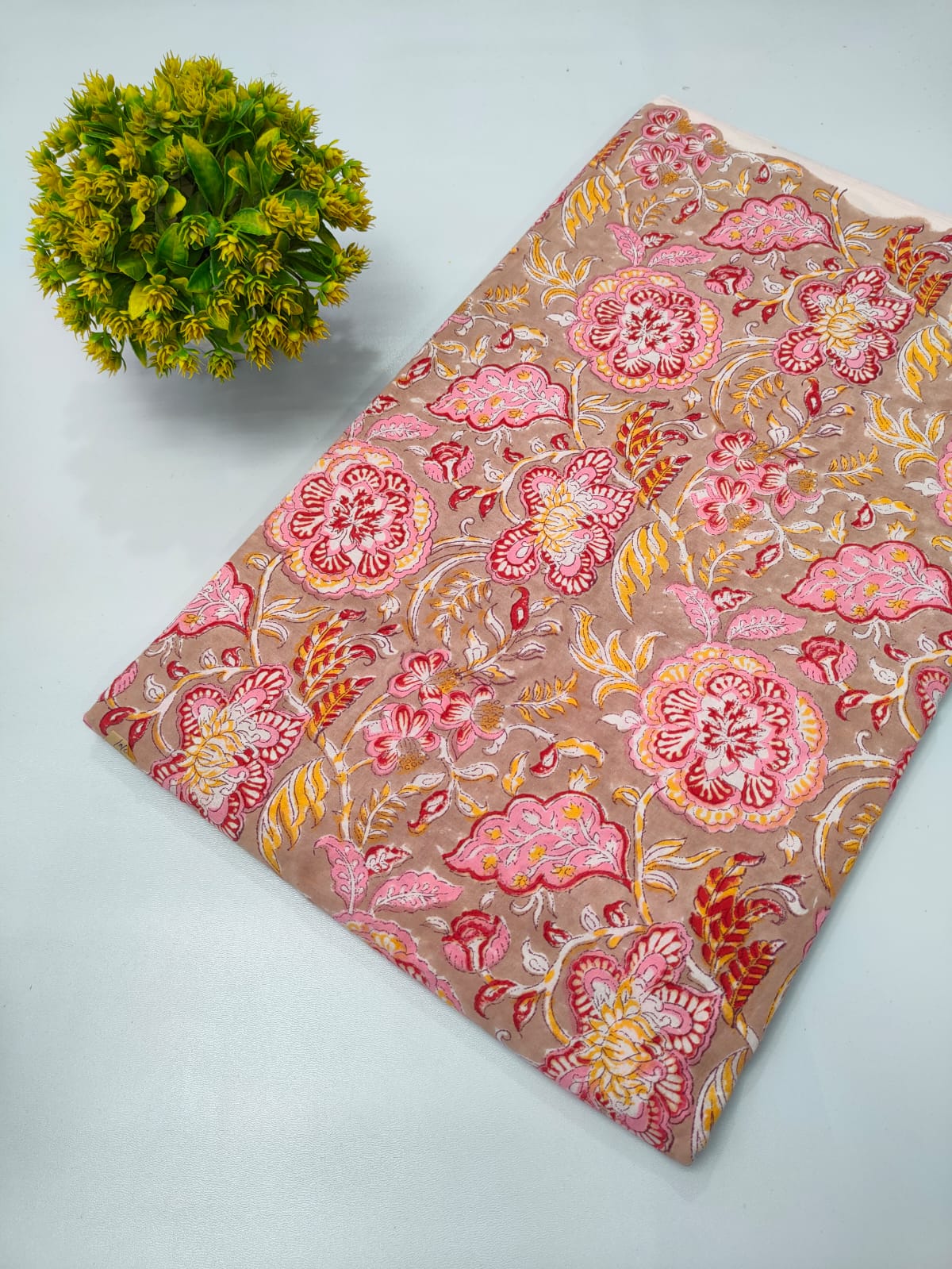 Repit Print Sanganeri hand block printed fabrics