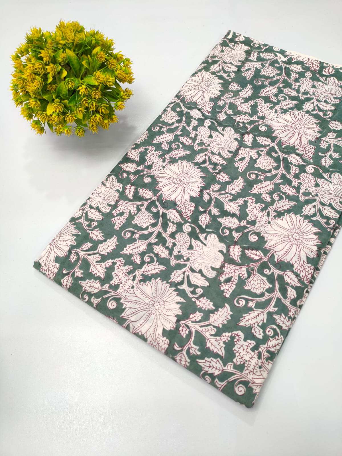 Repit Print Sanganeri hand block printed fabrics