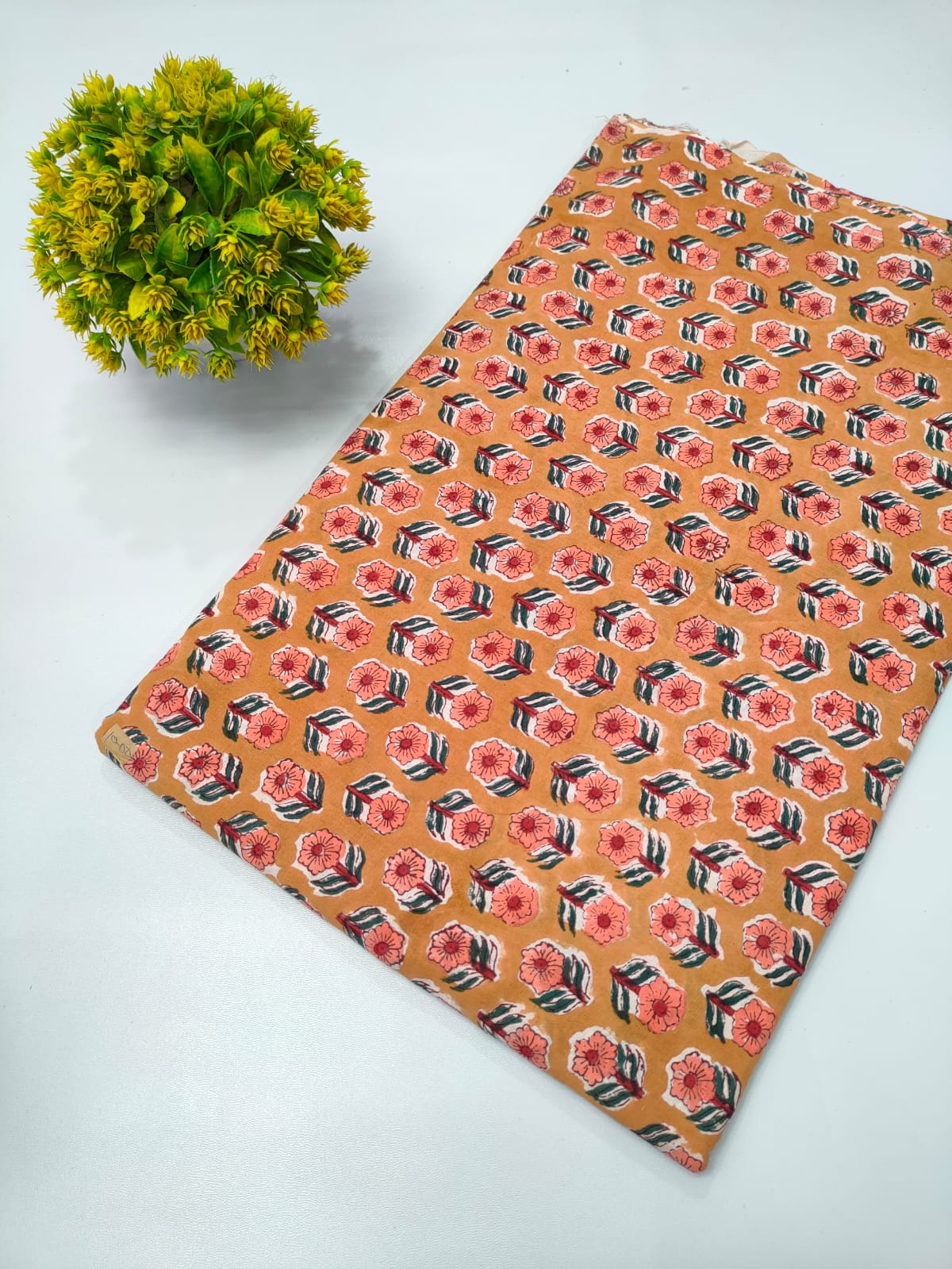 Repit Print Sanganeri hand block printed fabrics