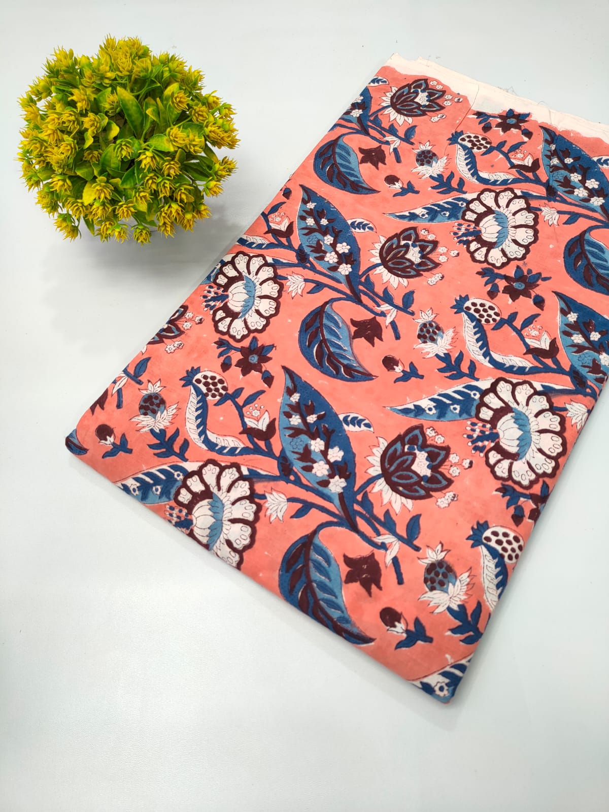 Repit Print Sanganeri hand block printed fabrics