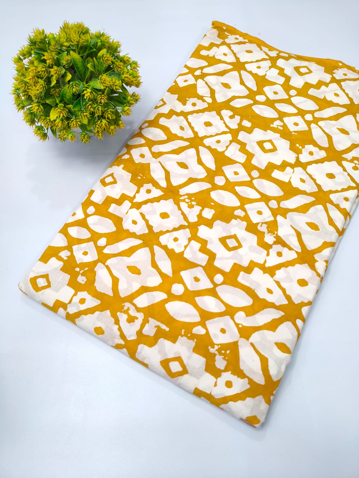 Repit Print Sanganeri hand block printed fabrics