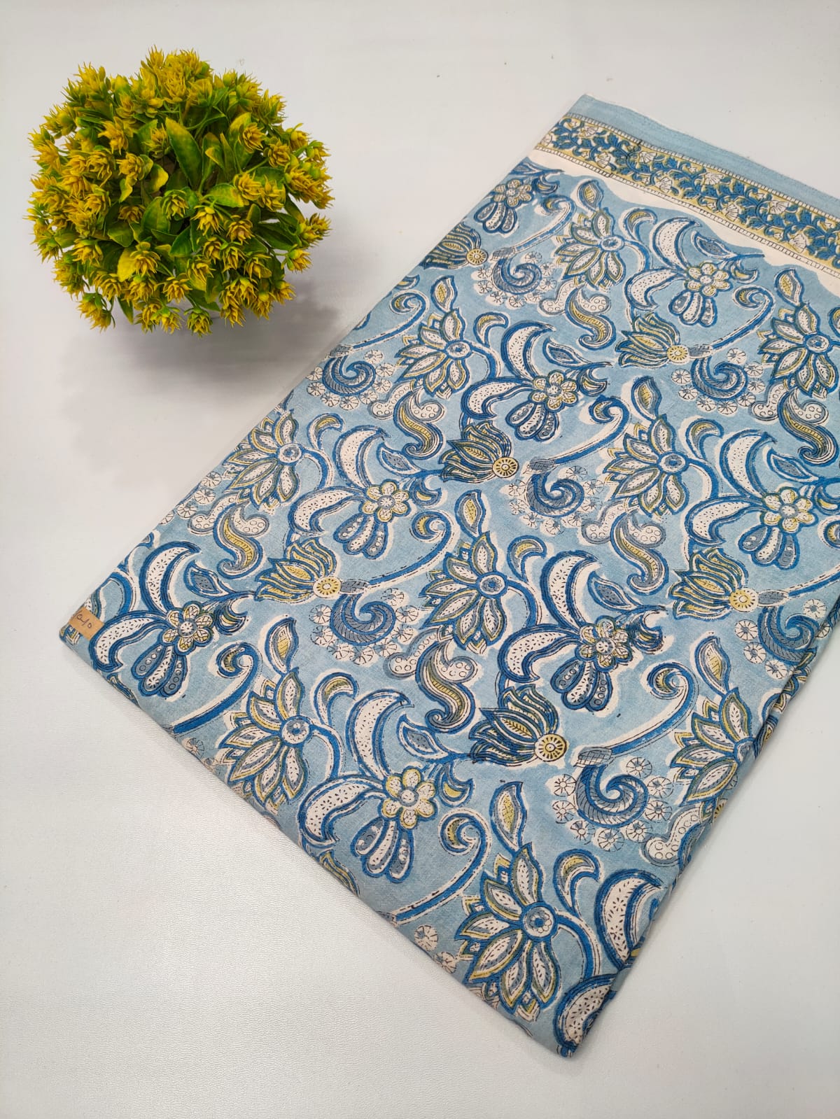 Repit Print Sanganeri hand block printed fabrics