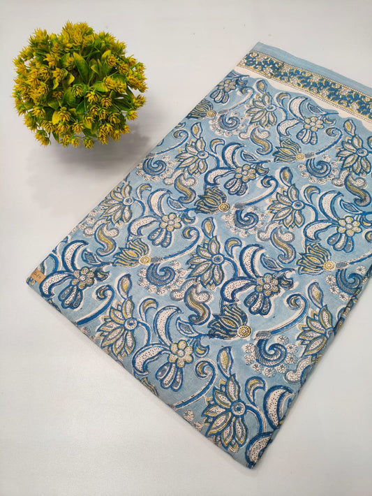 Repit Print Sanganeri hand block printed fabrics