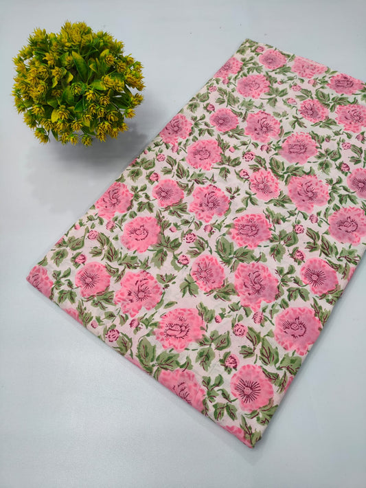 Repit Print Sanganeri hand block printed fabrics