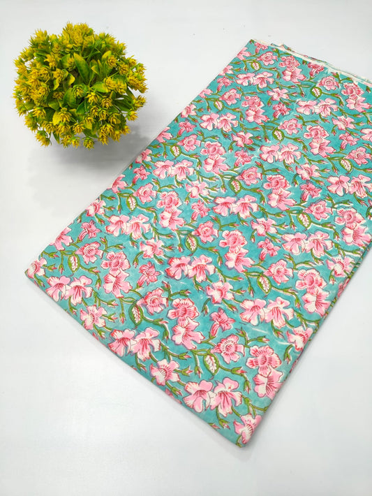 Repit Print Sanganeri hand block printed fabrics