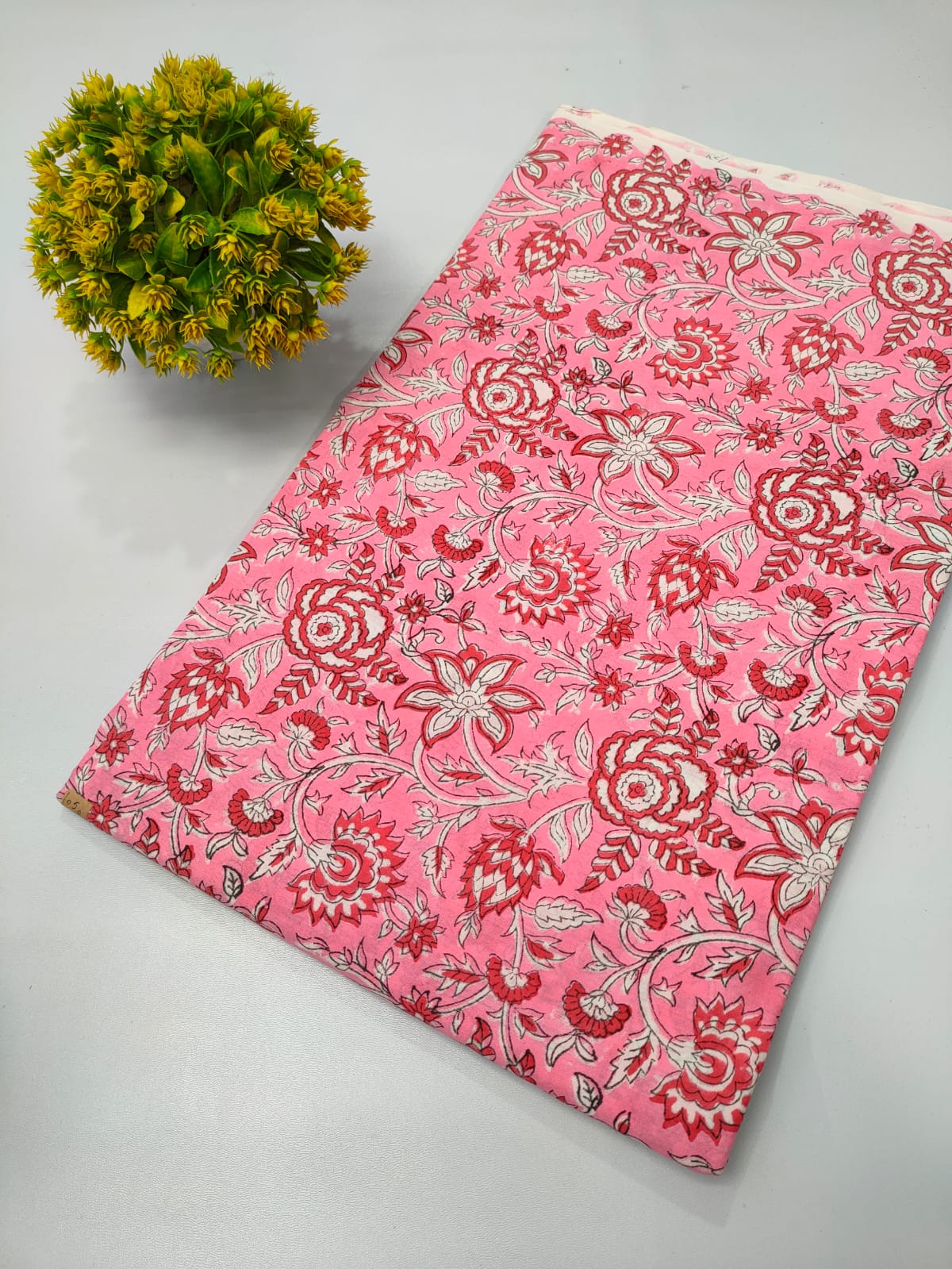 Repit Print Sanganeri hand block printed fabrics