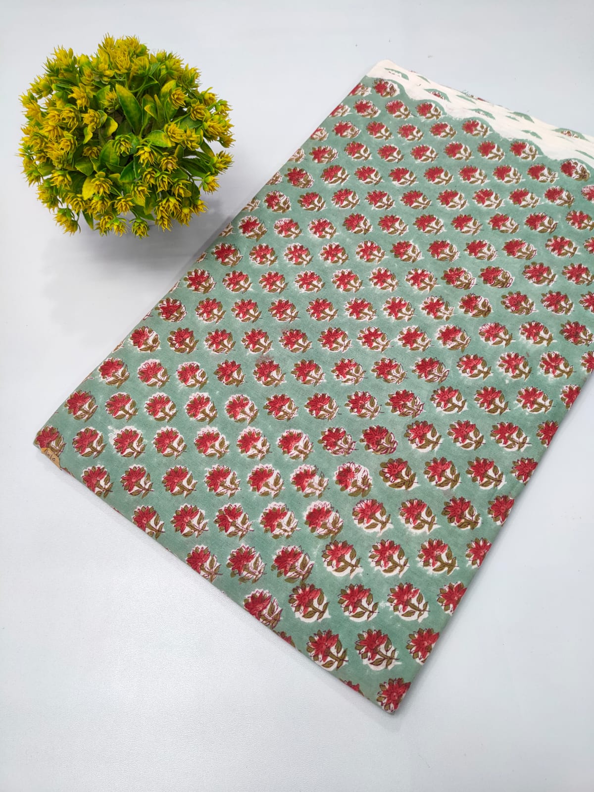 Repit Print Sanganeri hand block printed fabrics