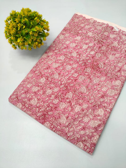 Repit Print Sanganeri hand block printed fabrics