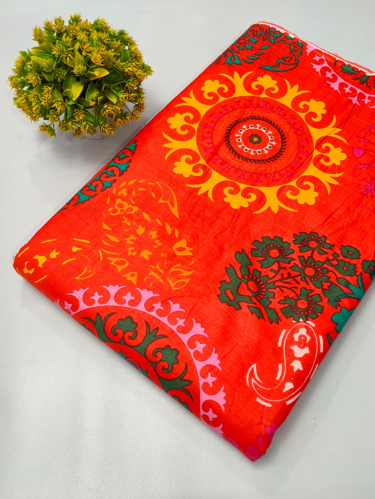 Cotton Fabrics Screen Printed
