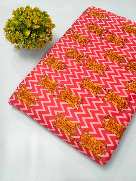 Cotton Fabrics Screen Printed