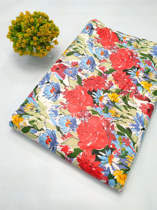 Cotton CutPiece Fabrics - Precut Fabrics for dress material