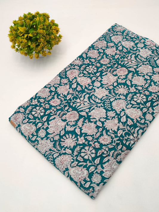 Hand Block Fabrics Dress Materials