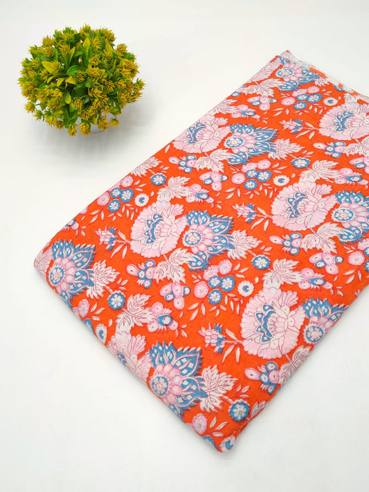 Hand Block Fabrics Dress Materials