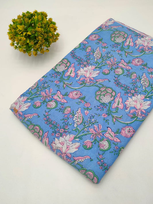 Hand Block Fabrics Dress Materials