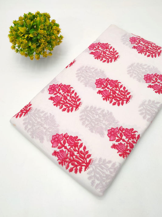 Hand Block Fabrics Dress Materials